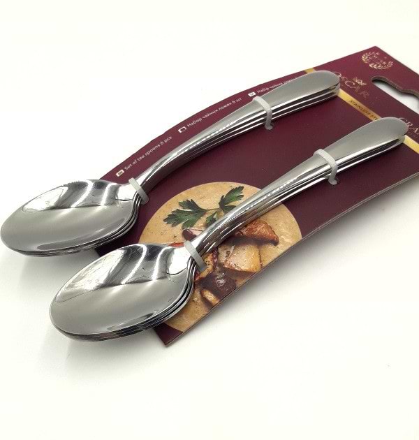 Фото - Набір чайних ложок OSCAR Grand 6 шт. (OSR-6000-4/6)