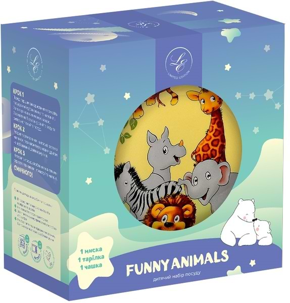 Фото - Набір дитячий 3 пр. Limited Edition JUNGLE 3 пр. (YF6030)