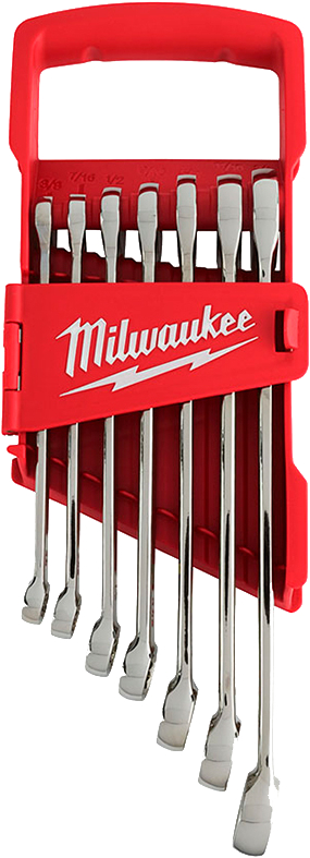 Набір рожково-накидних ключів Milwaukee 7 шт. (48229407)