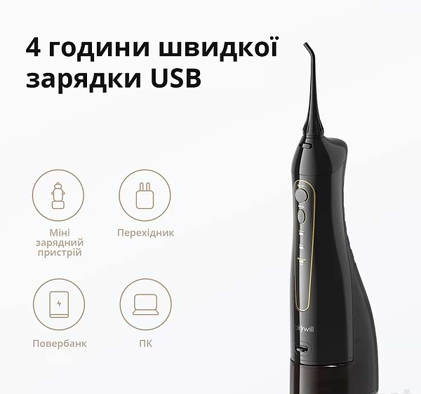Фото - Зубная щетка электрическая Fairywill E11 + ирригатор F5020E