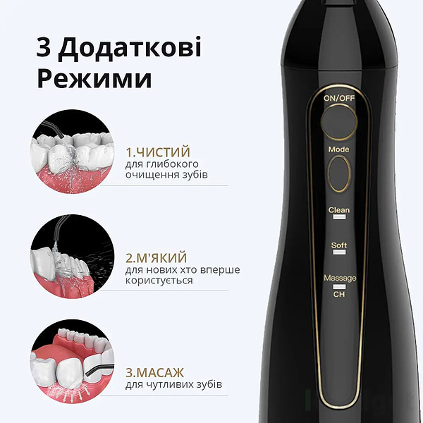 Фото - Зубная щетка электрическая Fairywill E11 + ирригатор F5020E