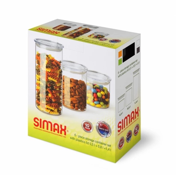 Фото - Набор емкостей для хранения Simax 3 пр. (s185)