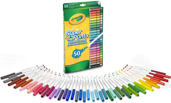 Фото - Фломастери Crayola Supertips (washable) 50 шт.