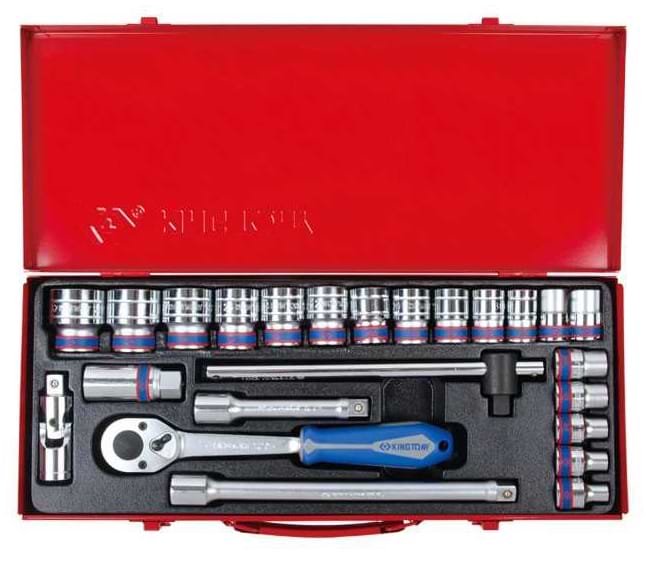 Набір торцевих голівок KING TONY 1/2" 24 шт. (4028MR)
