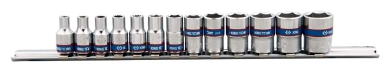 Набір торцевих голівок KING TONY 1/4" 13 шт. (2513MR)