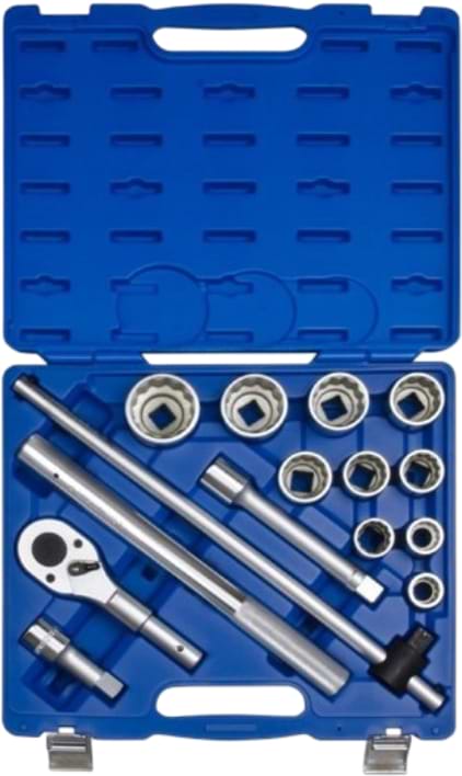 Набір торцевих голівок KING TONY 3/4" 22-50 мм 14 шт. (6014MR12)