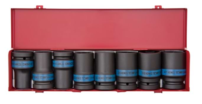 Набір торцевих голівок KING TONY 8 шт. (8409MP)