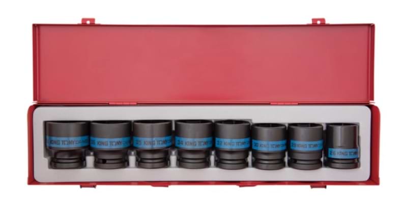 Набір торцевих голівок KING TONY 3/4" 21-41 мм 8 шт. (6409MP03)