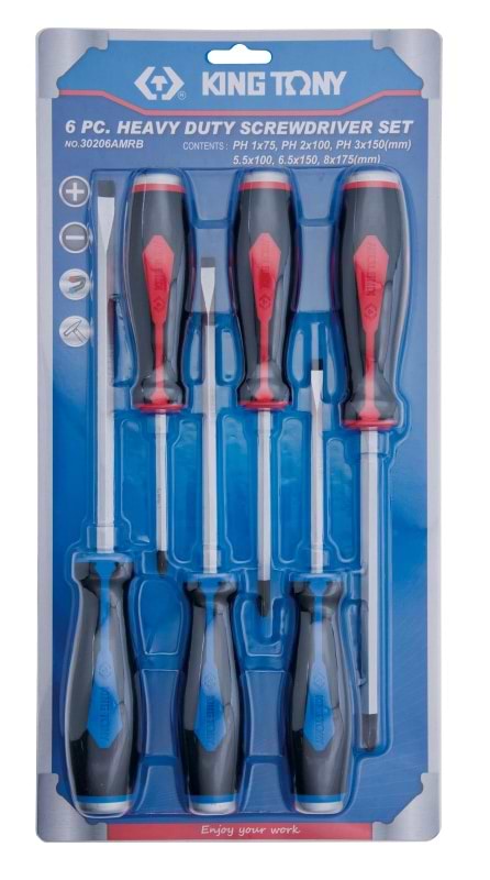 Набір викруток KING TONY 6 шт. (30206AMRB)