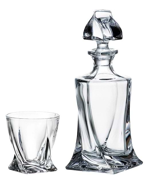 Фото - Набір для напоїв Bohemia Quadro 7 пр. (b99999-99A44)