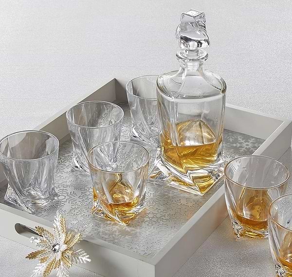 Фото - Набір для напоїв Bohemia Quadro 7 пр. (b99999-99A44)