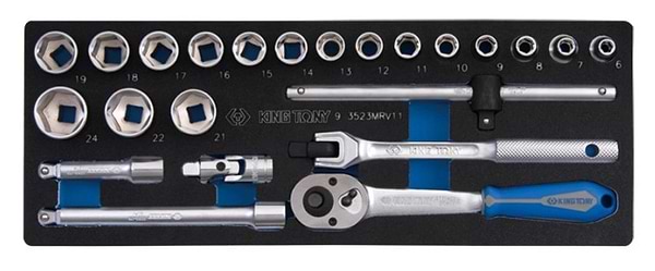 Фото - Набор инструментов KING TONY 23 шт. (9-3523MRV11)