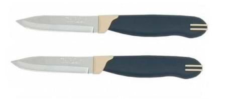 Фото - Набор ножей Tramontina Multicolor для овощей 76 мм 2 шт (23511/213) Фото - Набор ножей Tramontina Multicolor для овощей 76 мм 2 шт (23511/213)