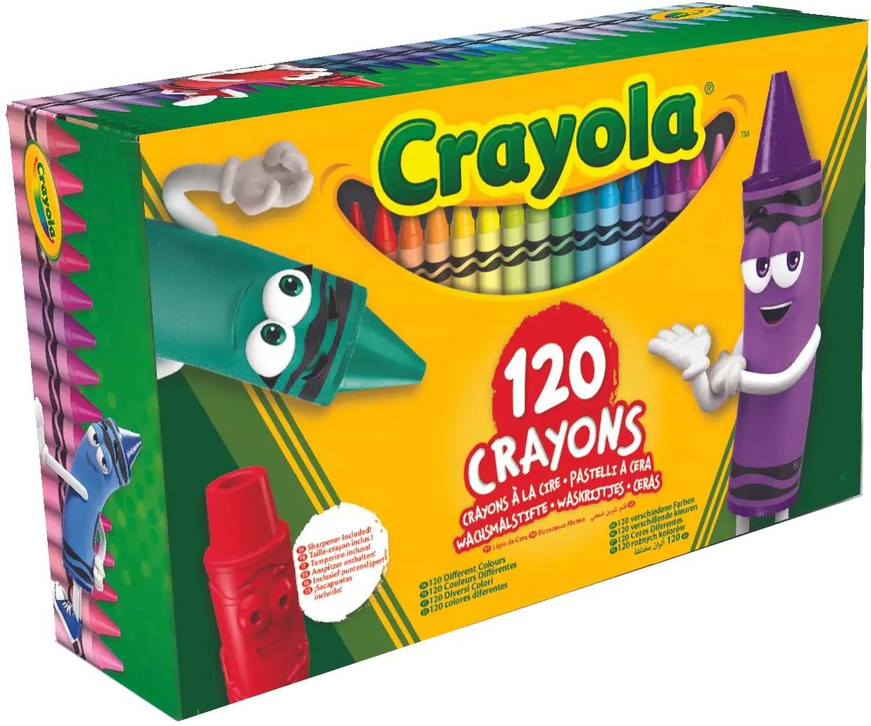 Набір воскової крейди Crayola 120 шт.  (52-6920) - Фото 1