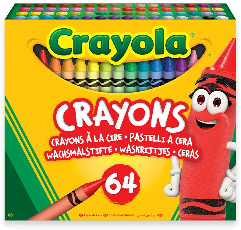 Набор восковых мелков Crayola 64 шт. (52-6448)