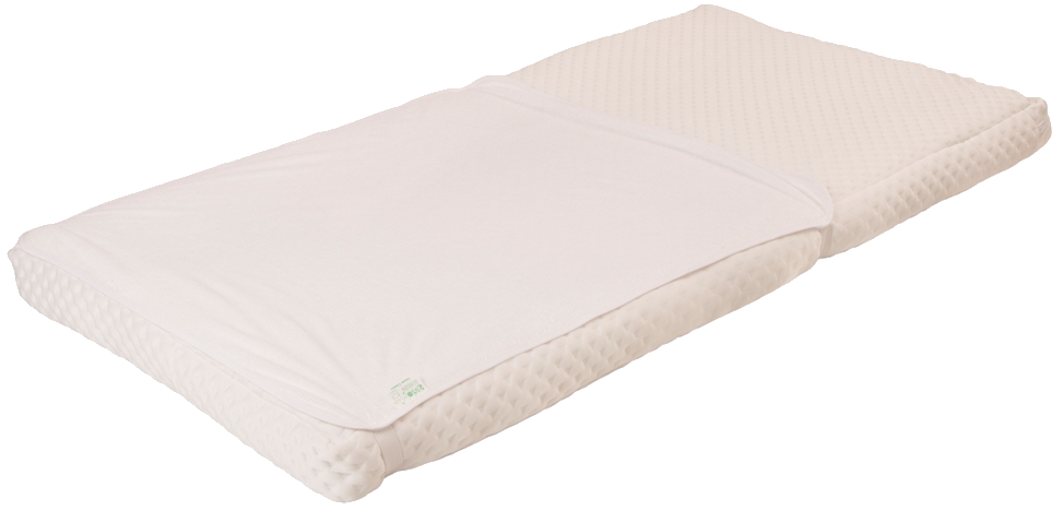 Наматрасник детский ЕКО ПУПС -пеленка 2в1 Classic размер 60х80 см. Молочный (КНАМ6080м)