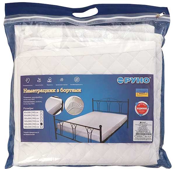 Фото - Наматрацник Руно 90х190xh30 силіконовий (820.52СВ1У)