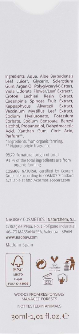 Фото - Сироватка для обличчя Naobay детокс 30 мл (8436568901251)