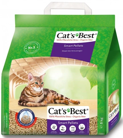 Наповнювач деревний Cats Best Smart Pellets 5 кг (4002973000885)