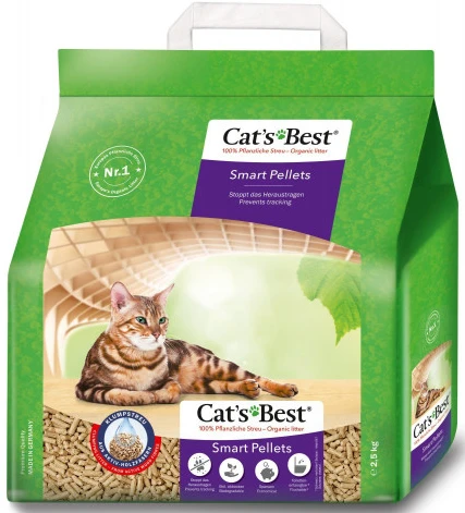 Наповнювач деревний Cats Best Smart Pellets 2,5 кг (4002973202135)