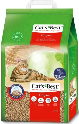 Наповнювач деревний Cat’s Best Original 20 л / 8,6 кг (4002973189351)
