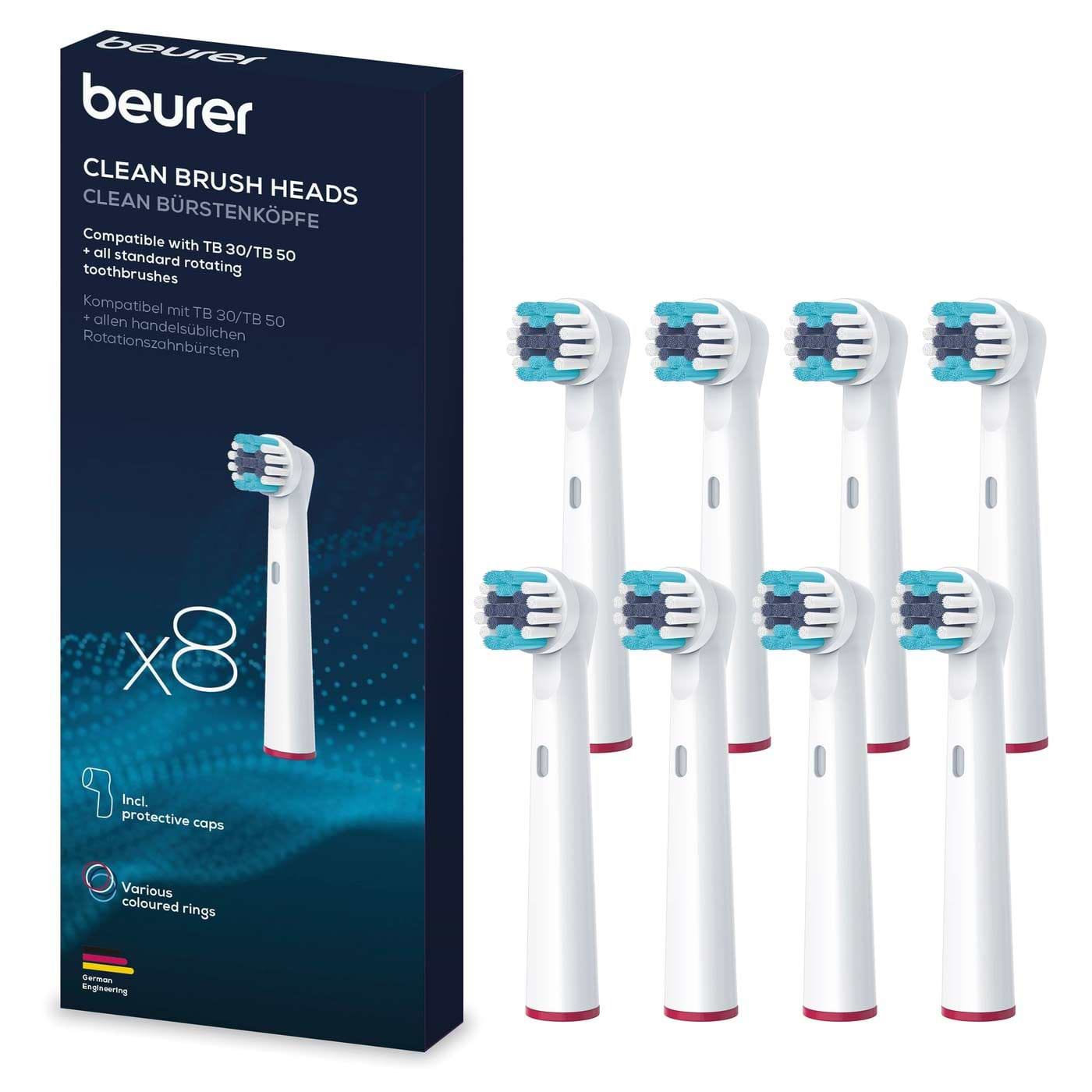 Насадка для зубной щетки Beurer TB 30/50 Clean 8 шт. - Фото 1