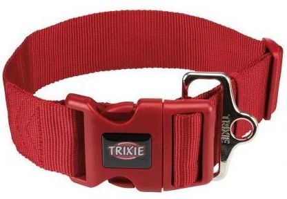 Нашийник для собак Trixie Premium нейлон червоний розмір M-L 35-55 см/20 мм (4011905201634)