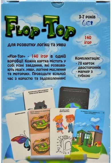 Фото - Настільна гра (5-7 років) Strateg Flop-Top (укр) (30868)