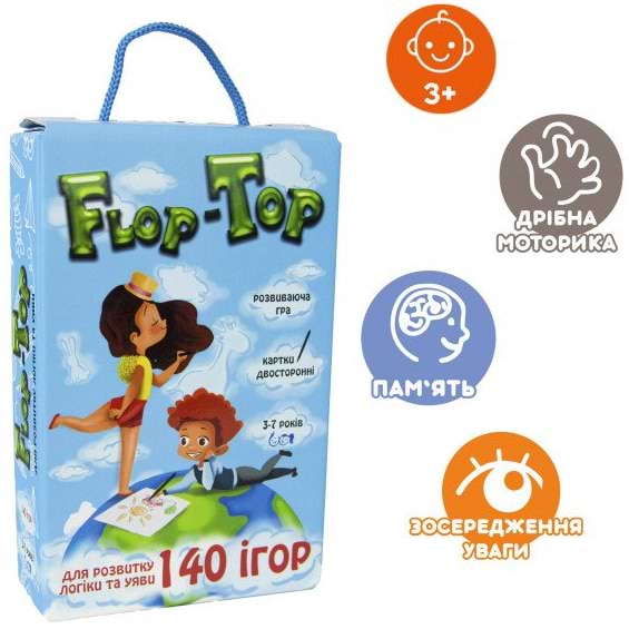 Фото - Настільна гра (5-7 років) Strateg Flop-Top (укр) (30868)