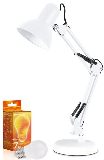 Настольная лампа Євросвітло Ridy-027 STD-01 E27 + LED лампа 7 Вт (000060849)