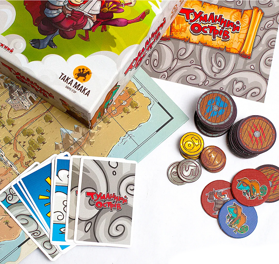 Фото - Настольная игра (8+) Taka Maka Туманный остров, укр (30001-UA)