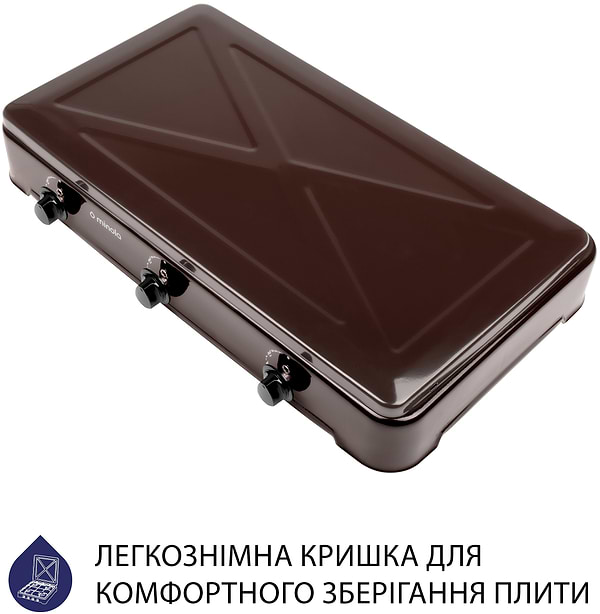 Фото - Плита газова настільна Minola TGH 300 BR