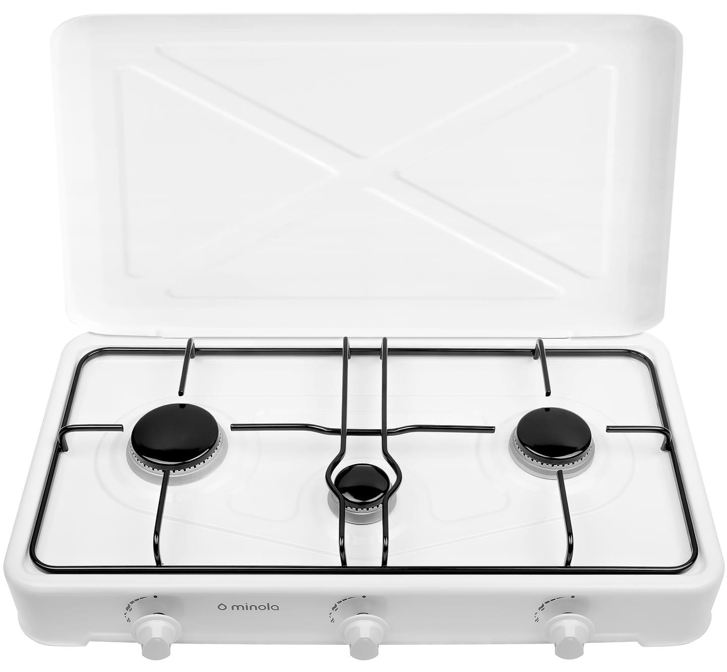 Плита газова настільна Minola TGH 300 WH - Фото 1