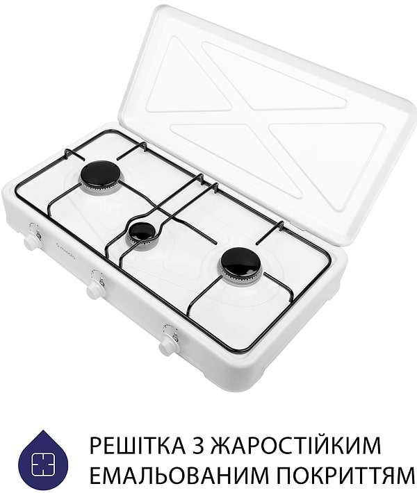 Фото - Уцінка - Плита газова настільна Minola TGH 300 WH