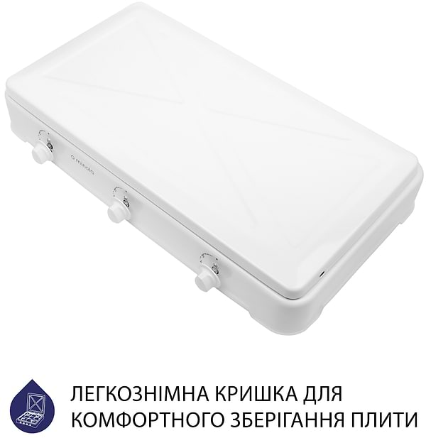 Фото - Уцінка - Плита газова настільна Minola TGH 300 WH