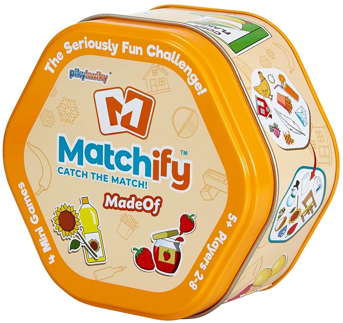 Настільна гра (5-7 років) Super Puper на асоціації «Matchify» MadeOf (Зроблено з) (MATCH9000D) - Фото 1