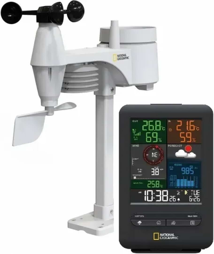 Метеостанция National Geographic 5-in-1 256 colour Black (9080500)