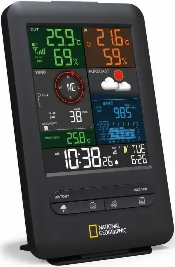 Фото - Метеостанция National Geographic 5-in-1 256 colour Black (9080500)