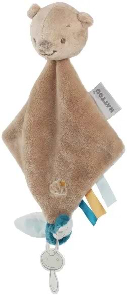 Фото - Брязкальце Nattou Міа і Базиль. Міні-дуду Базиль ведмежа (562102)