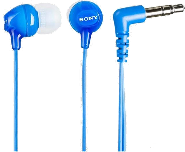 Фото - Навушники вкладиші Sony MDR-EX15LP Blue (MDREX15LPLI.AE)