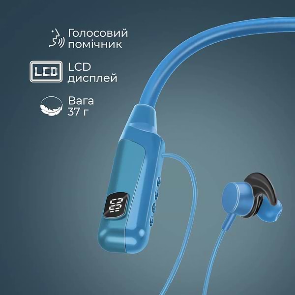 Фото - Навушники вкладиші бездротові Promate blend.blue