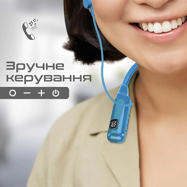 Фото - Навушники вкладиші бездротові Promate blend.blue