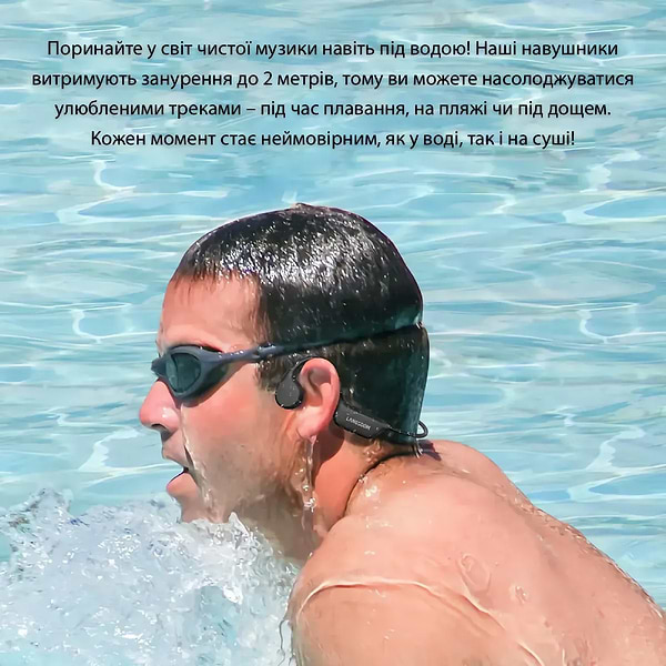 Фото - Навушники вкладиші бездротові Langsdom Open Ear Sport BE17