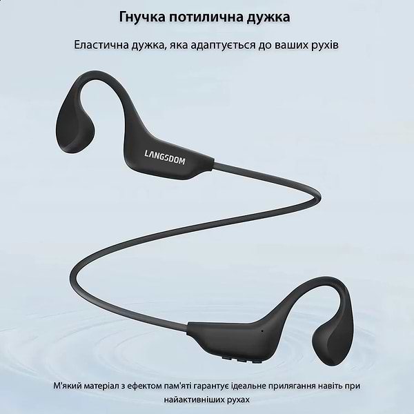 Фото - Навушники накладні бездротові Langsdom BE20 Black