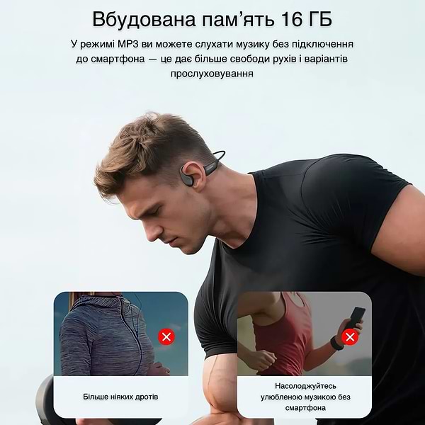 Фото - Навушники накладні бездротові Langsdom BE20 Black