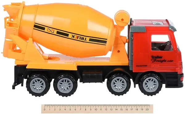 Фото - Наземна спецтехніка Same Toy Super Combination Бетономешалка Червона (98-85Ut-1)