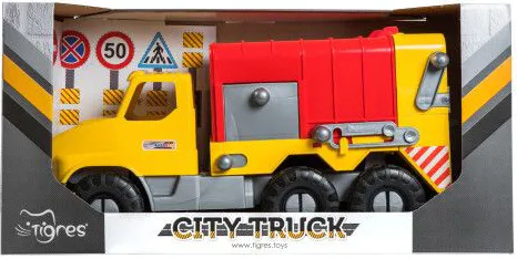 Фото - Наземна спецтехніка Tigres Авто "City Truck" сміттєвоз в коробці (39369