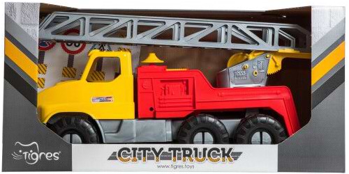 Фото - Наземная спецтехника Tigres Авто ''City Truck'' пожарная в коробке (39367)