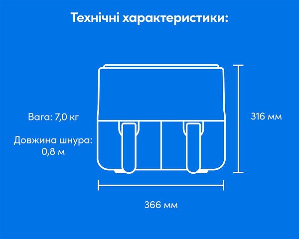 Фото - Мультипечь NUTRIBULLET Twin Drawer NBA081B