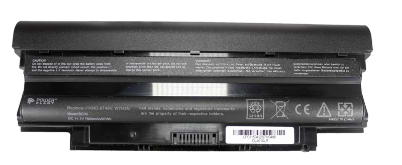 Акумулятор для ноутбука PowerPlant DELL Inspiron 13R (04YRJH, DE N4010 3S2P) 11.1V 7800mAh (NB00000066)